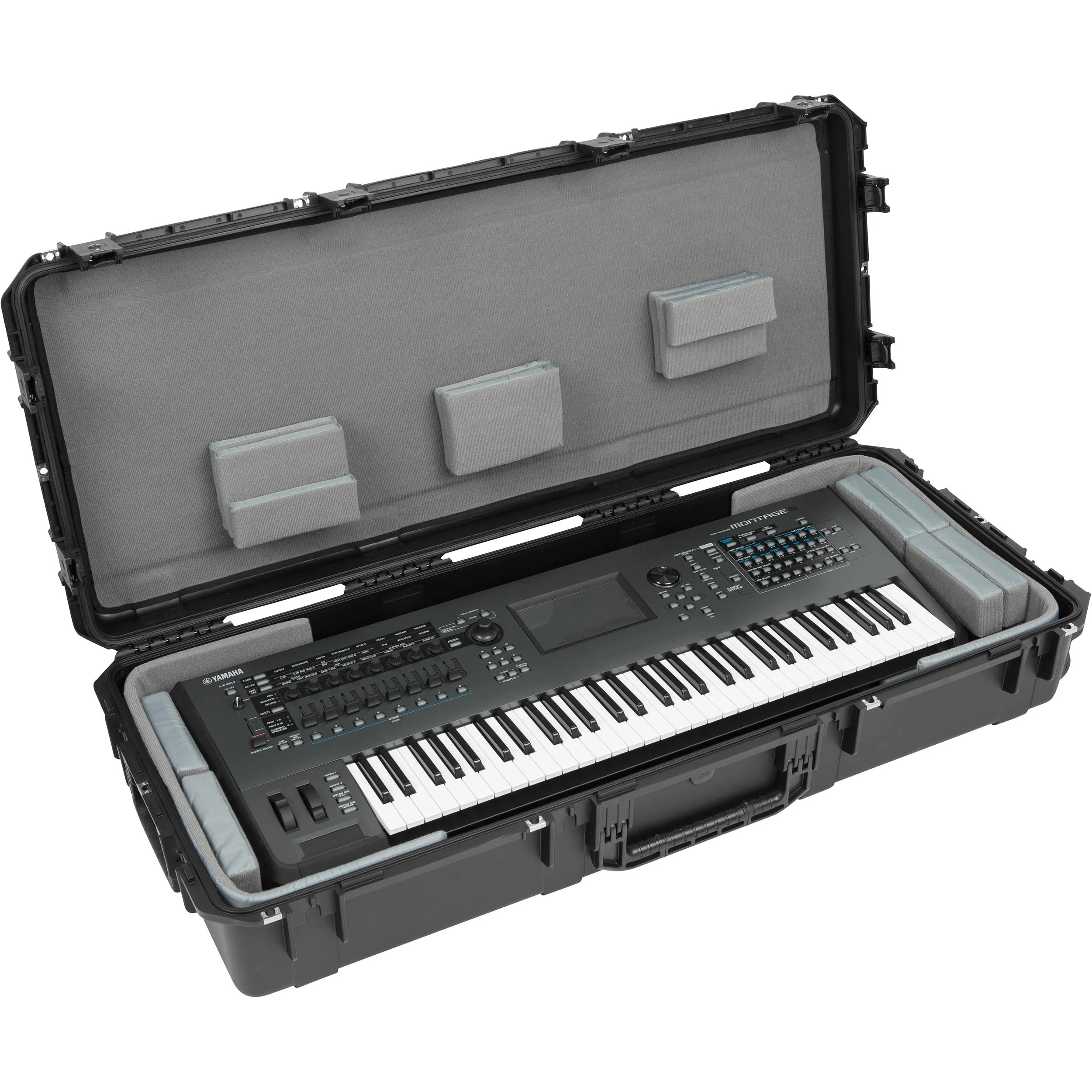 SKB iSeries 61-Note Wide Keyboard Case - with Think Tank Interior : 45 x 18 x 6.25" - Image 8