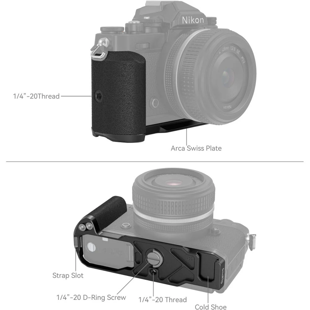 SmallRig L-Shape Grip for Nikon Z Fc (Black) - Image 3