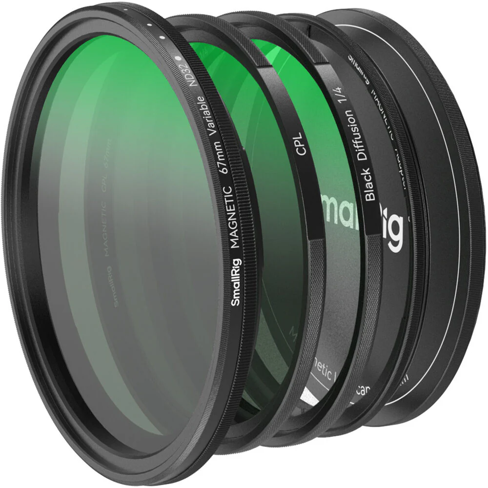 SmallRig Mobile Video Cage with 5-in-1 Attachable Filter Kit for Samsung Galaxy S24 Ultra (67mm) - Image 3
