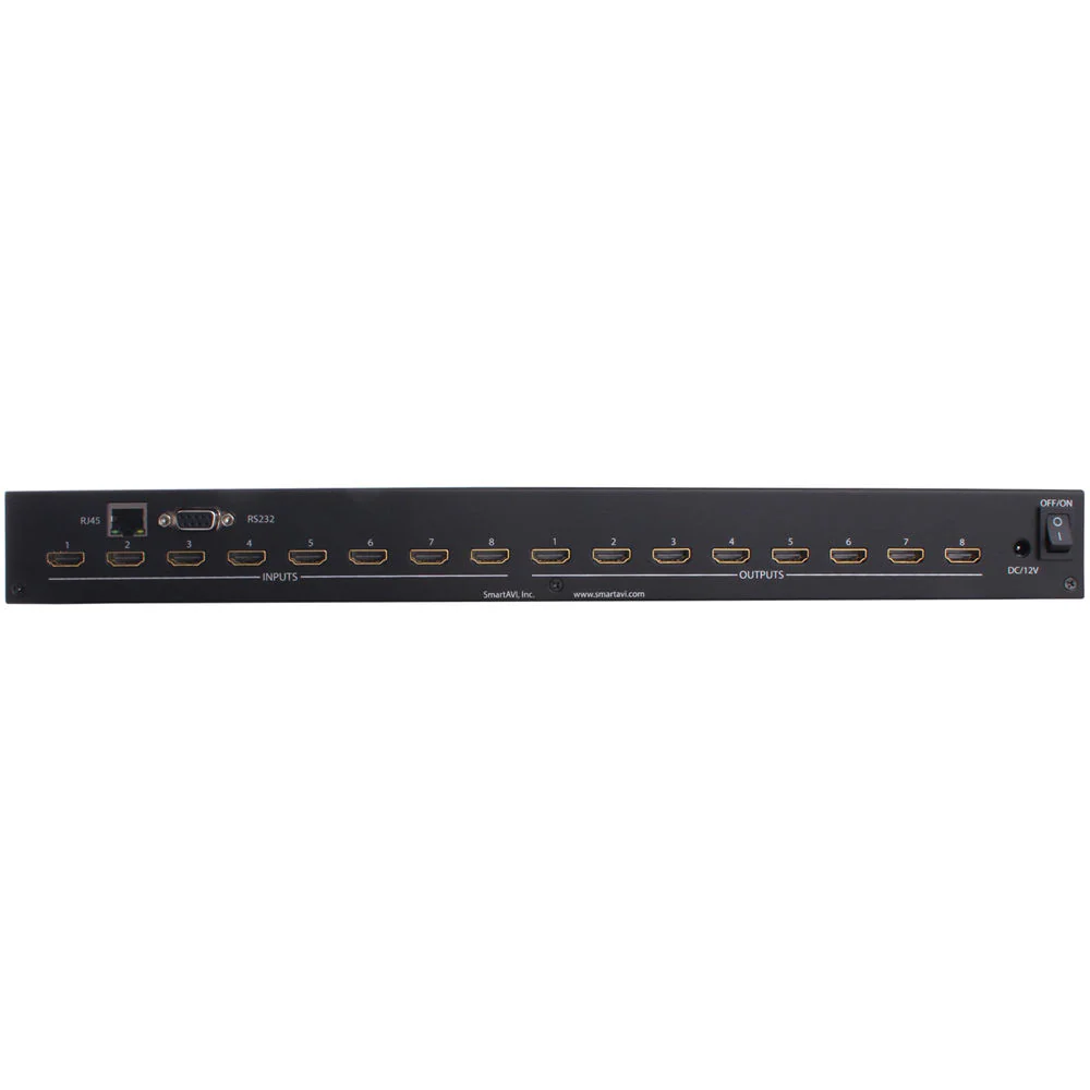 Smart-AVI HDR-8X8-PLUS-S 4K 8x8 HDMI Matrix Switch with IR Remote - Image 5