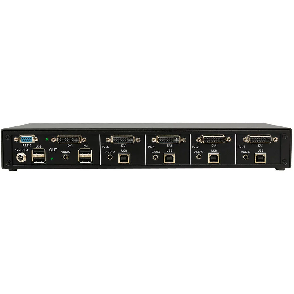 Smart-AVI SM-DVN-4S 4-Port, Single-Head DVI KVM Switch - Image 3