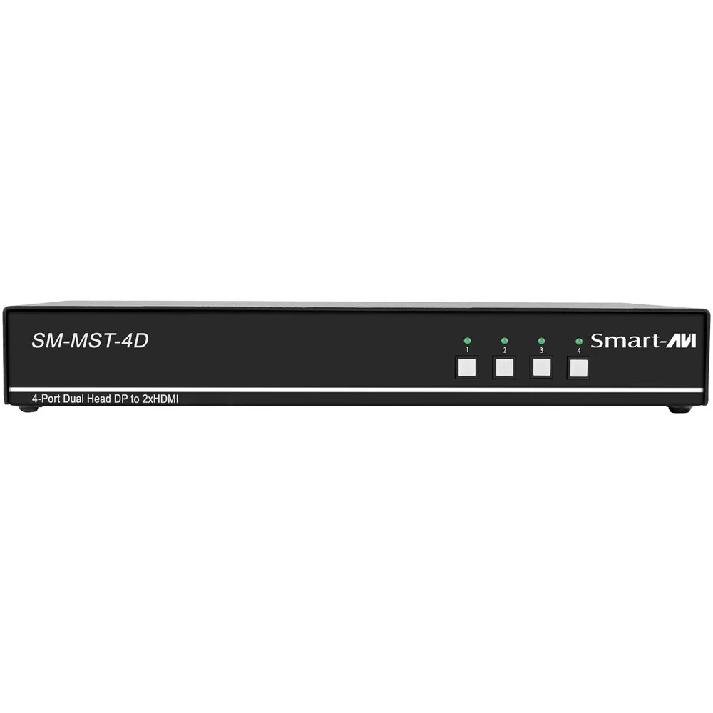 Smart-AVI SM-MST-4D-S 4-Port Quad-Head DP MST KVM Switch - Image 2