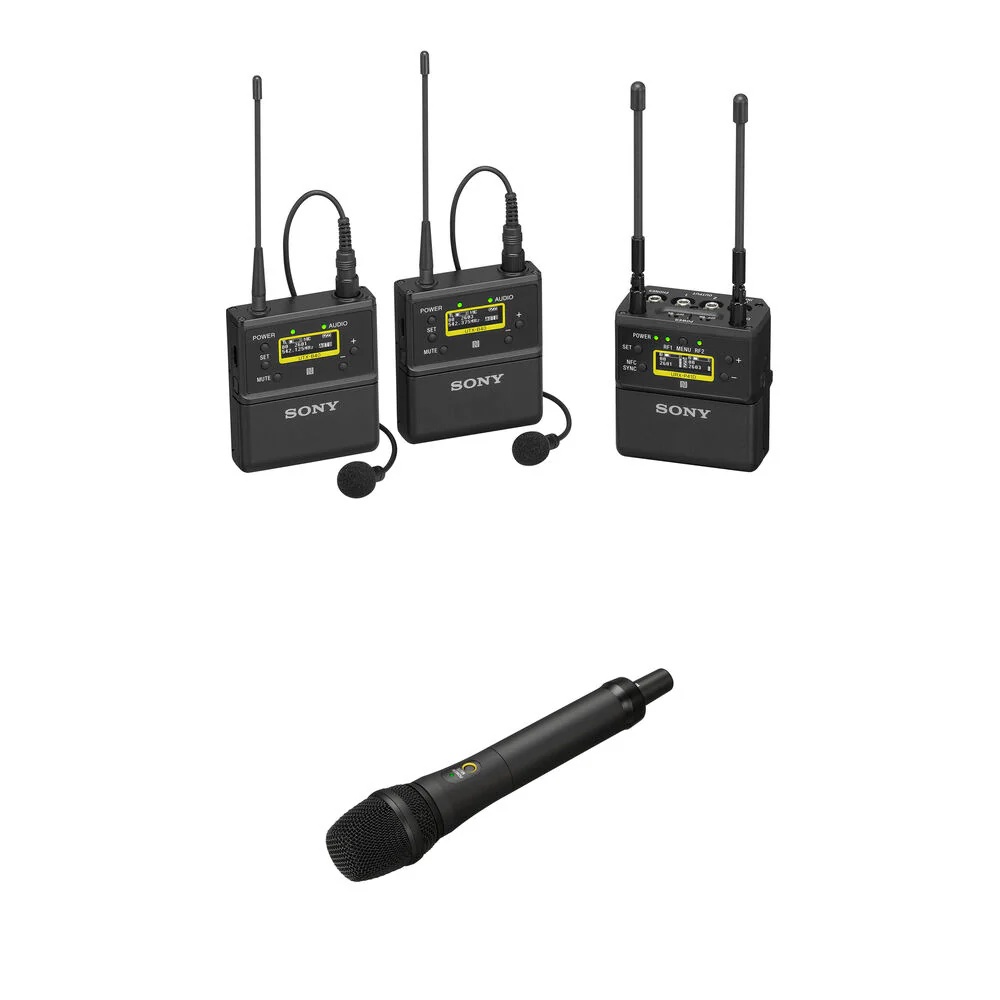 Sony UWP-D27 2-Person Camera-Mount Wireless Handheld Combo Microphone System Kit (UC90: 941 to 960 MHz)