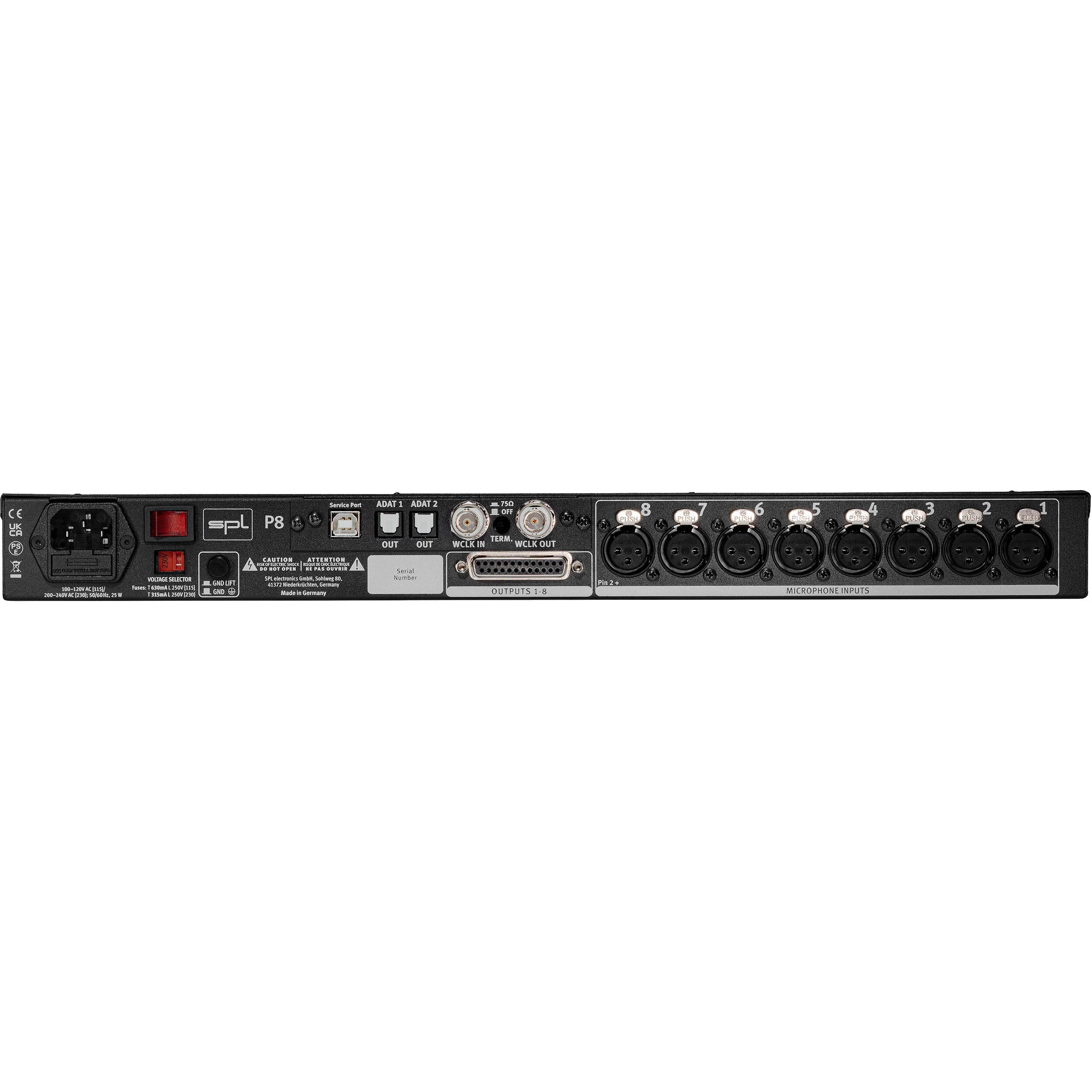 SPL P8 Eight-Channel Preamplifier with ADAT Converter - Image 4