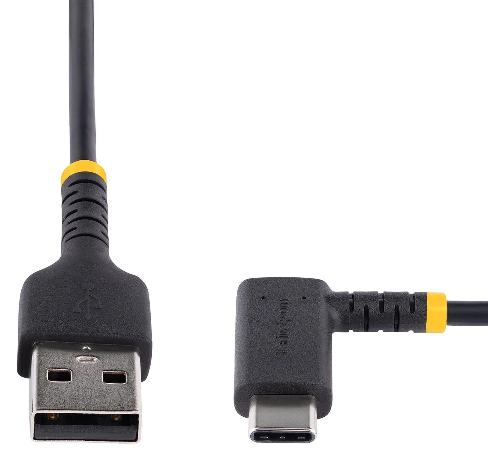 Startech R2ACR-1M-USB-CABLE R2ACR-1M-USB-CABLE USB Cable Type A Plug to 90° C 1 m 3.3 ft 2.0 Black - Image 4