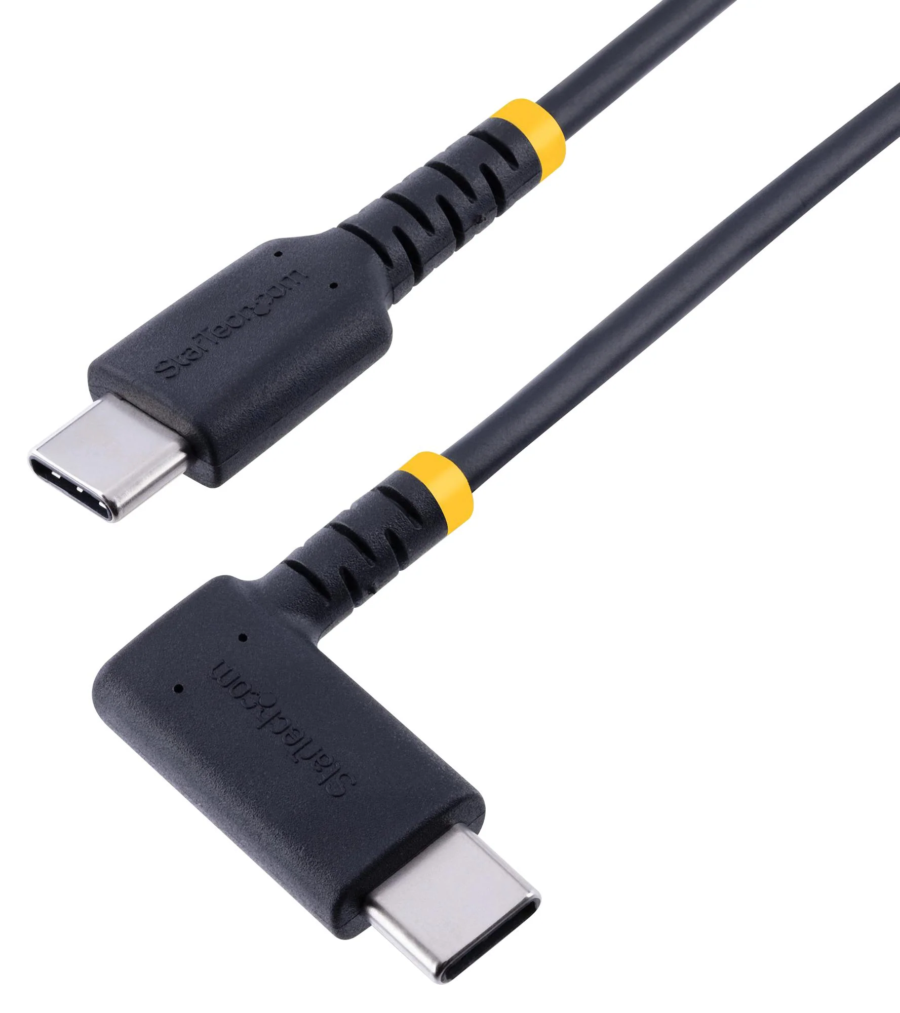 Startech R2CCR-1M-USB-CABLE R2CCR-1M-USB-CABLE USB Cable Type C Plug to 90° 1 m 3.3 ft 2.0 Black