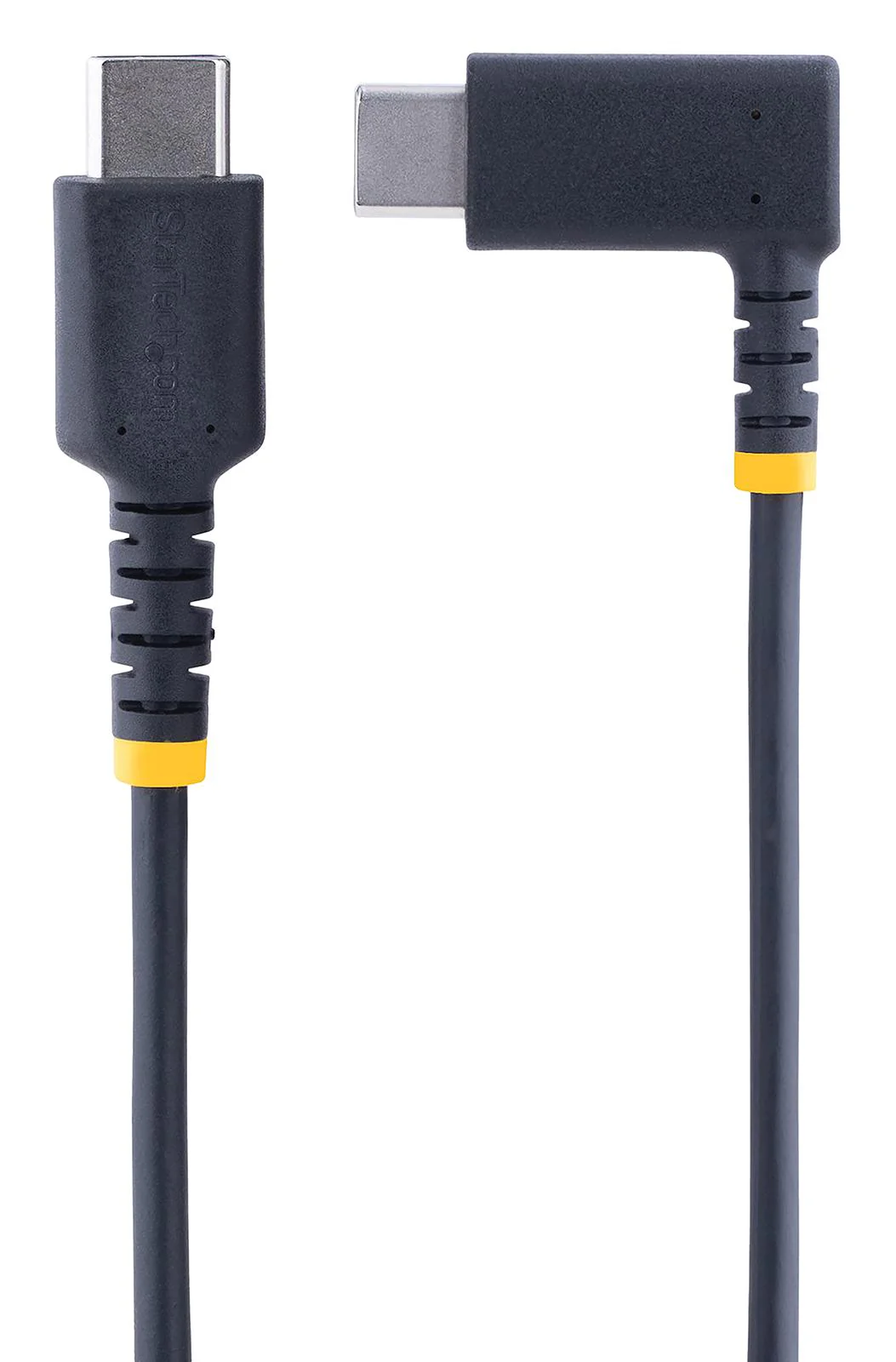 Startech R2CCR-1M-USB-CABLE R2CCR-1M-USB-CABLE USB Cable Type C Plug to 90° 1 m 3.3 ft 2.0 Black - Image 2