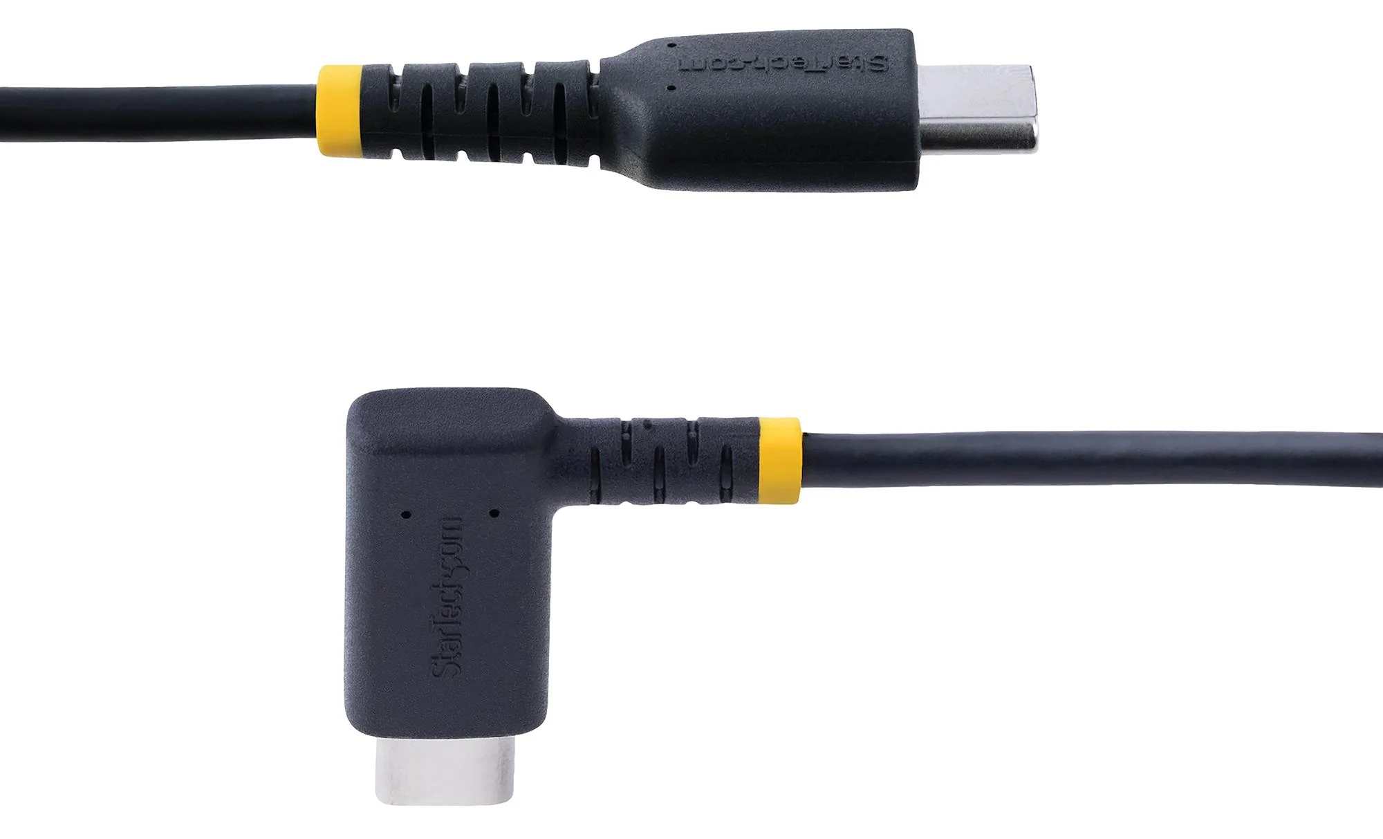 Startech R2CCR-1M-USB-CABLE R2CCR-1M-USB-CABLE USB Cable Type C Plug to 90° 1 m 3.3 ft 2.0 Black - Image 3