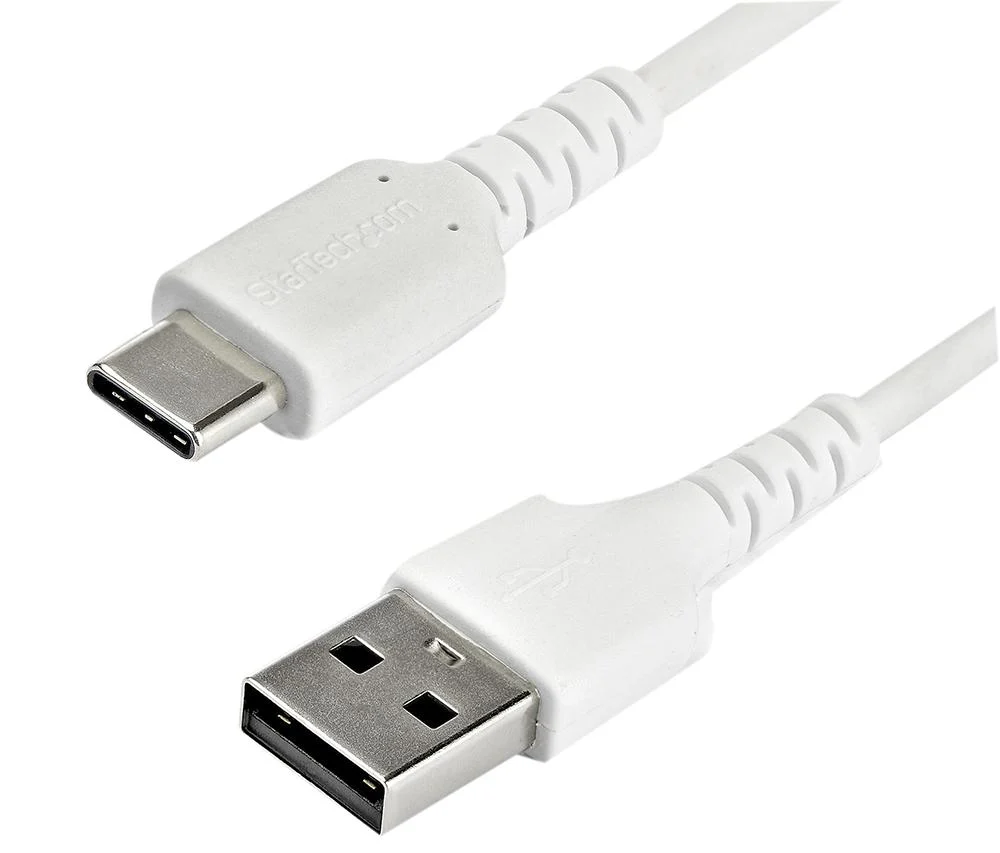 Startech RUSB2AC1MW RUSB2AC1MW USB Cable Type A Plug to C 1 m 3.3 ft 2.0 White
