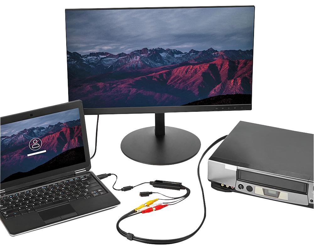 Startech SVID2USB232 SVID2USB232 Converter USB-A 2.0 to Composite & S-Video 480 Mbps Twain Support Windows - Image 6