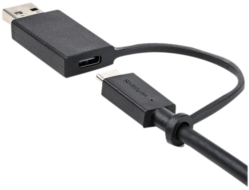 STARTECH USBCCADP USB Cable, Type C Plug to Type C Plug, 1 m, 3.3 ft, USB 3.2, Black - Image 2