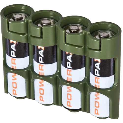 STORACELL SlimLine AA Battery Holder (Military Green) - Image 3