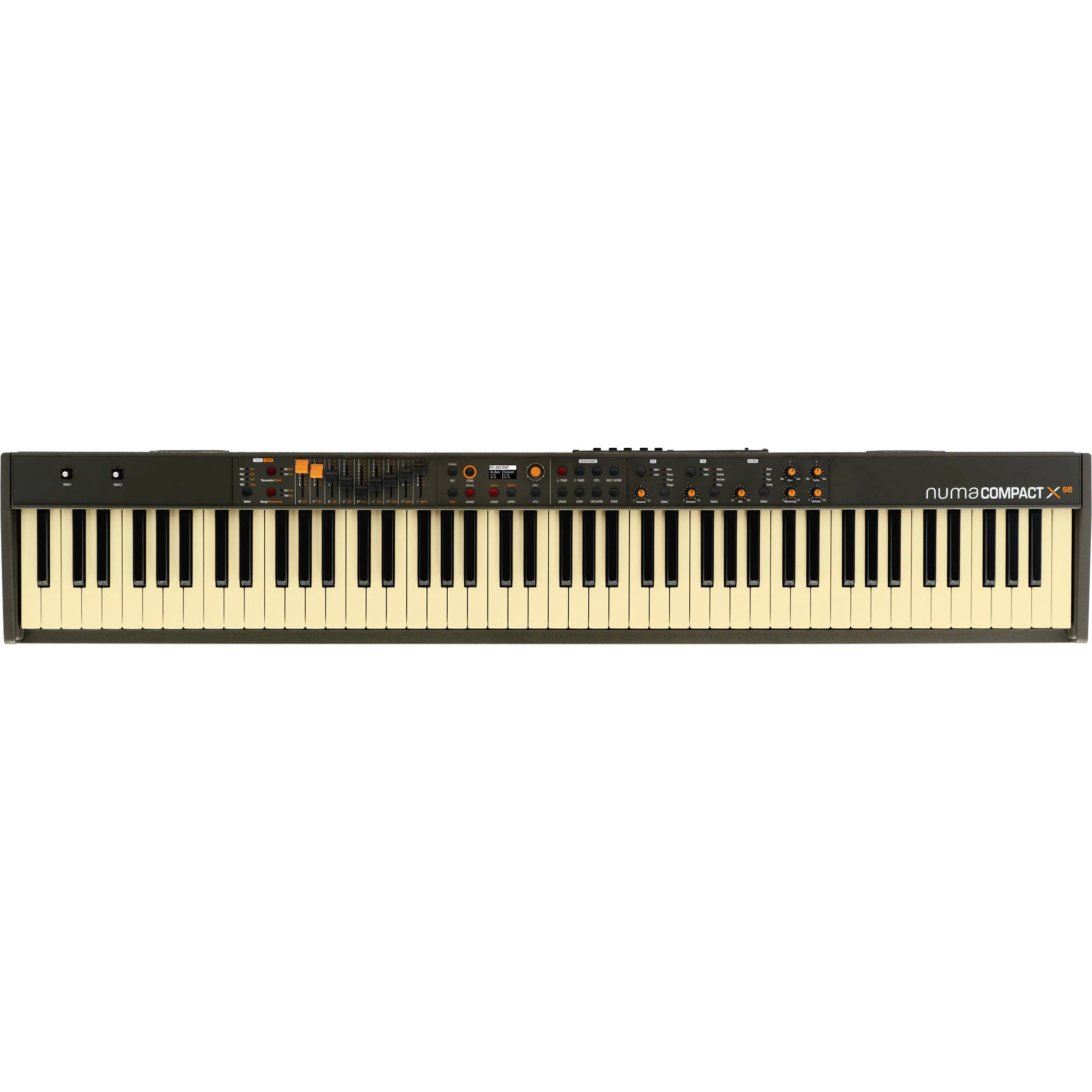 StudioLogic Numa Compact X SE 88-Key Compact Digital Stage Piano with Drawbars/Sliders and Speakers - Image 4