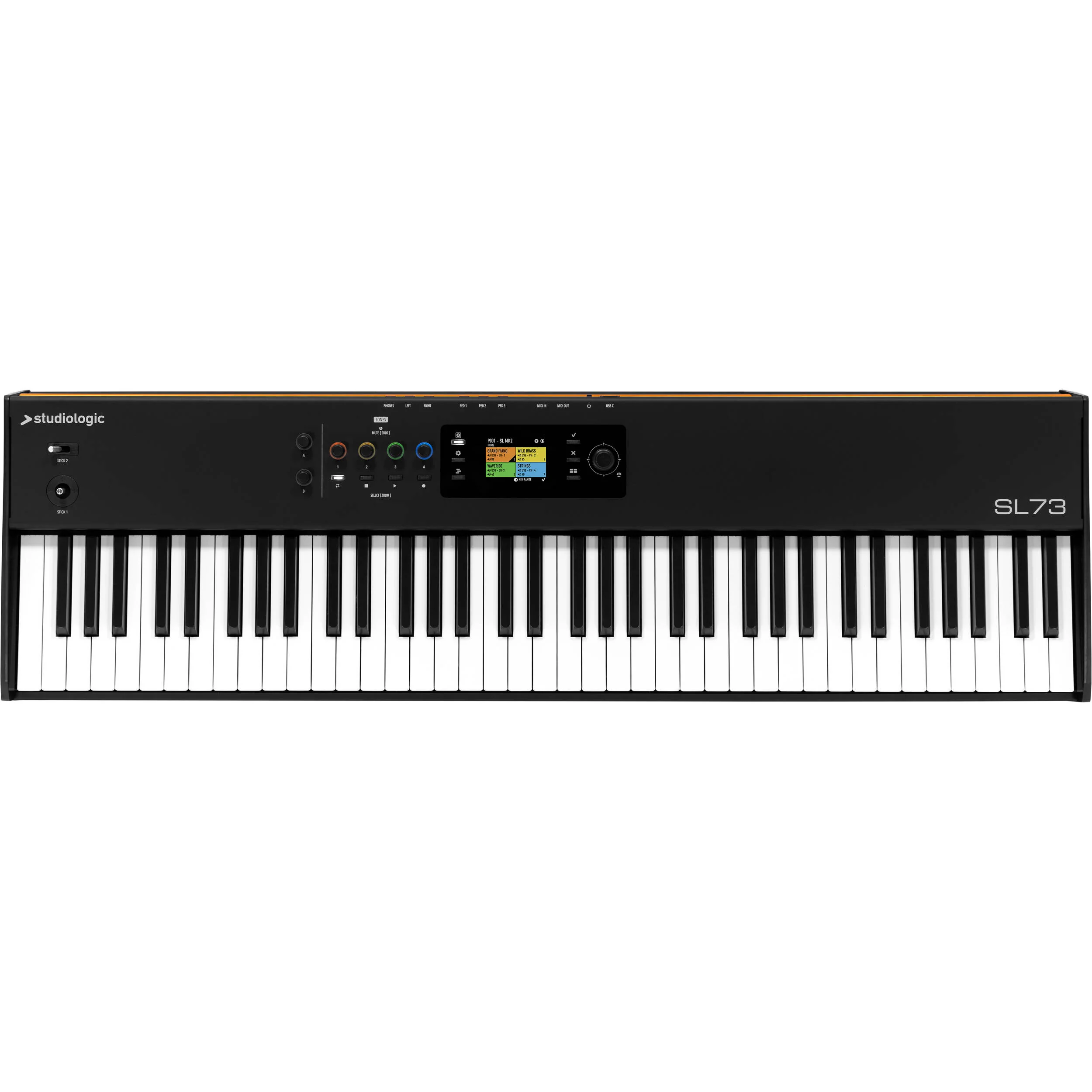 StudioLogic SL73 MK2 73-Key MIDI Controller with Hammer Action - Image 3