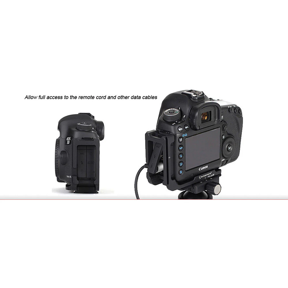 Sunwayfoto PCL-5DIIIR L Bracket for Canon 5D Mark III DSLR - Image 3