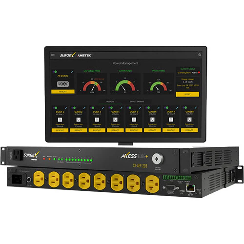 SURGEX SX-AEP-209 Switched IP-Controllable Surge-Protected PDU