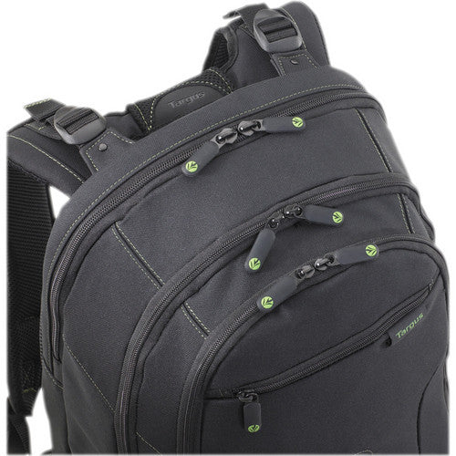 Targus 15.6" Spruce EcoSmart Backpack (Black/Green) - Image 5