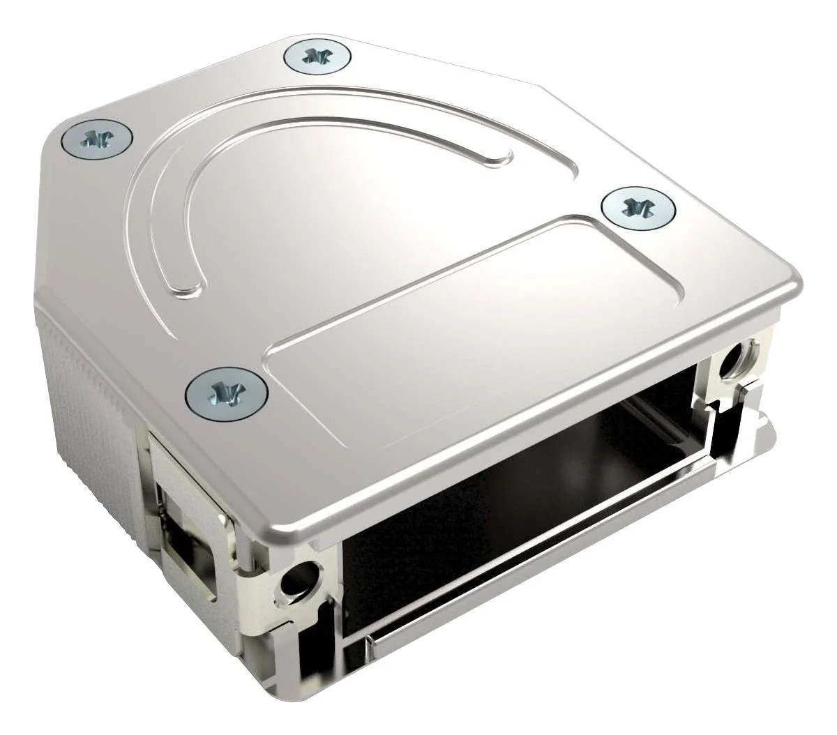 TE Connectivity 1-2308321-1 1-2308321-1 D Sub Backshell DA 45° 180° Zinc Body
