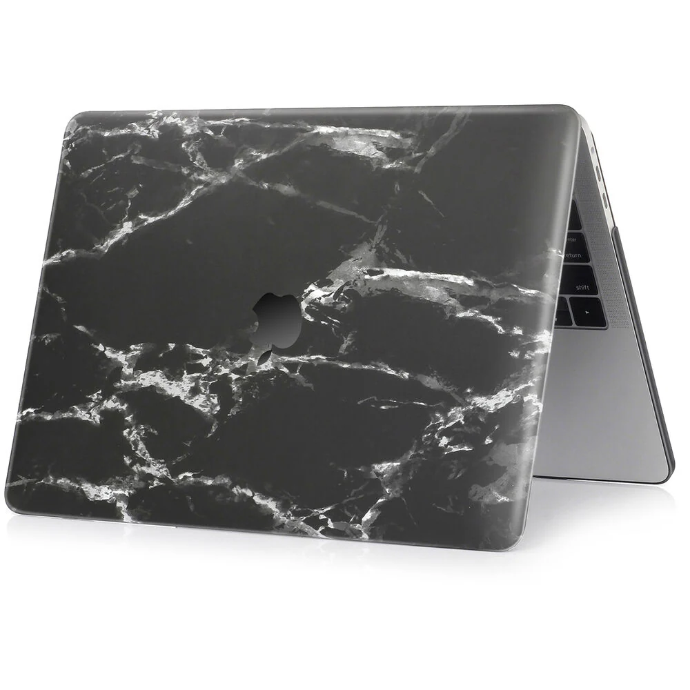 TechProtectus Hard-Shell Case with Keyboard Cover and Screen Protector for Apple 13" MacBook Pro M1/M2 (Black Marble) - Image 3