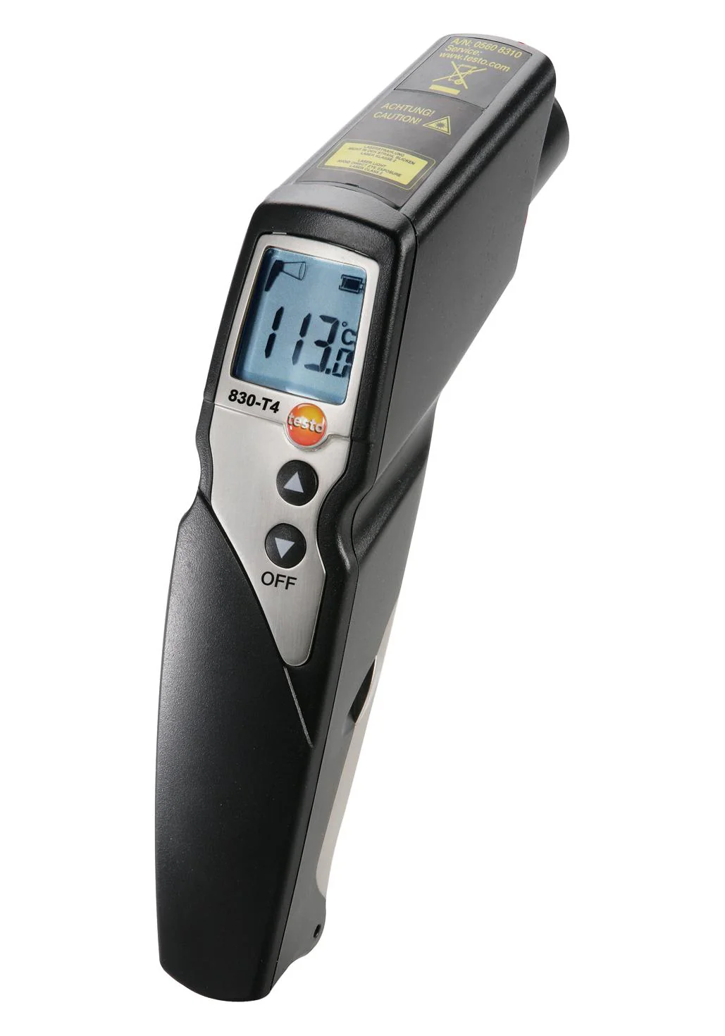 Testo 0560 8314 0560 8314 IR / Infrared Thermometer -30°C to +400°C 1 % -20 °C 50 - 830