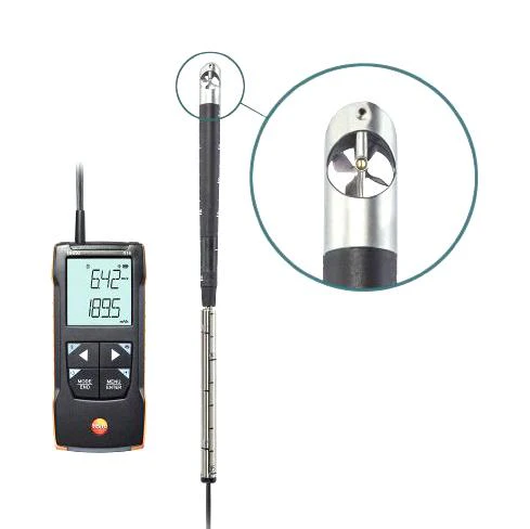 TESTO 0563 0416 Anemometer, Testo 416, 0.6m/s to 40m/s, -10 &deg;C to 50 &deg;C, 135 mm Testo 416 - Image 3