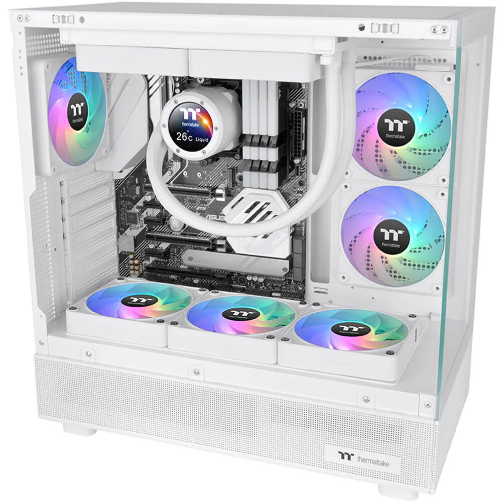 Thermaltake CT120 EX ARGB Sync PC 120mm Cooling Fan (3-Fan Pack, White) - Image 4