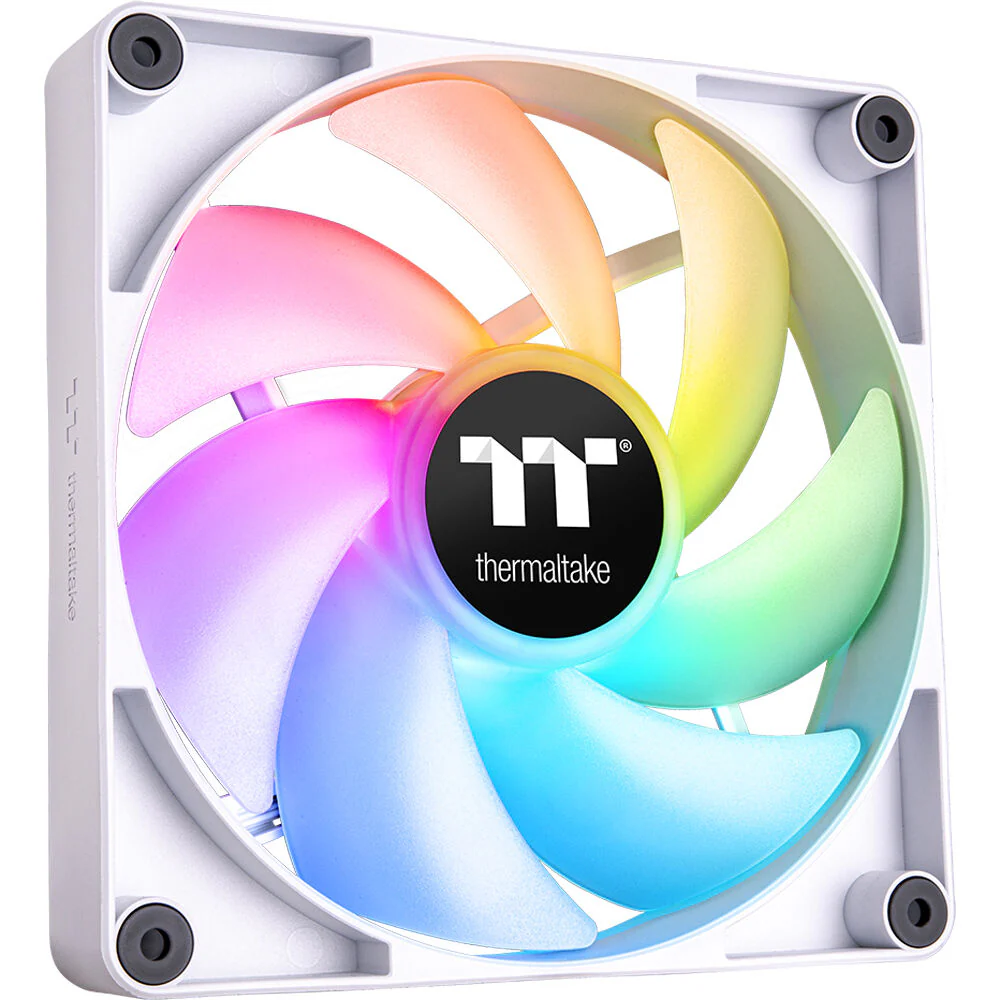 Thermaltake CT120 PC Cooling Fan with ARGB (White, 2-Pack) - Image 2