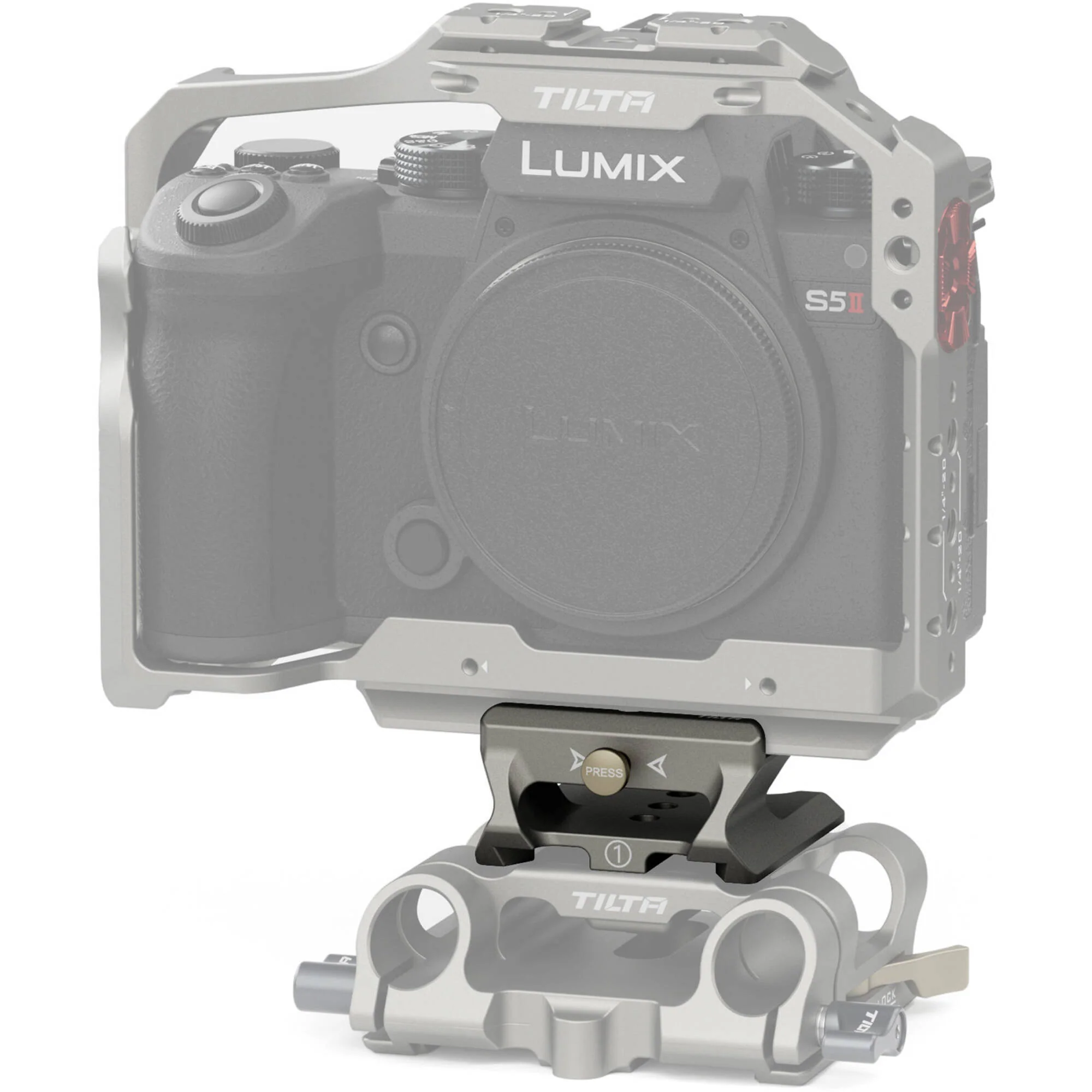 Tilta LWS Baseplate Adapter Type I (Titanium Gray) - Image 5