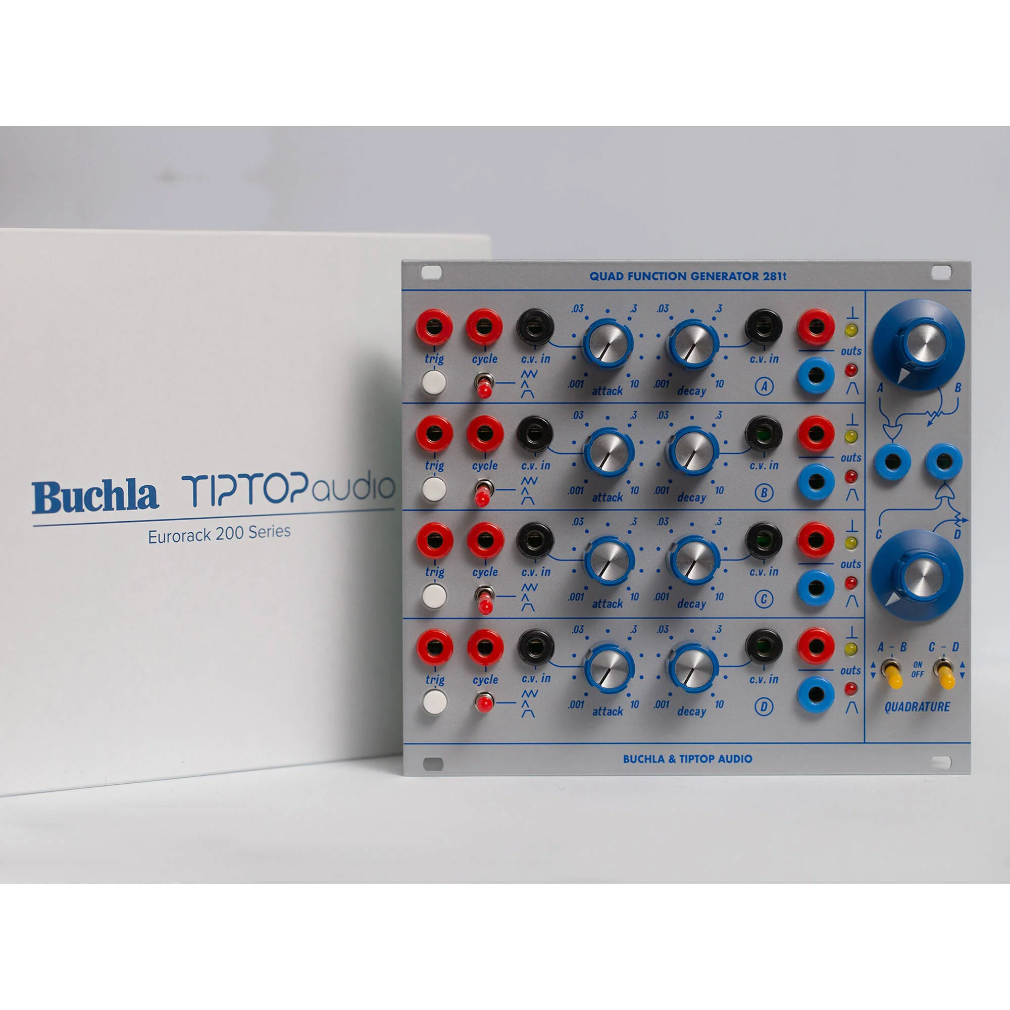 TipTop Audio Buchla Model 281t Quad Function Generator Eurorack Module (28 HP) - Image 3