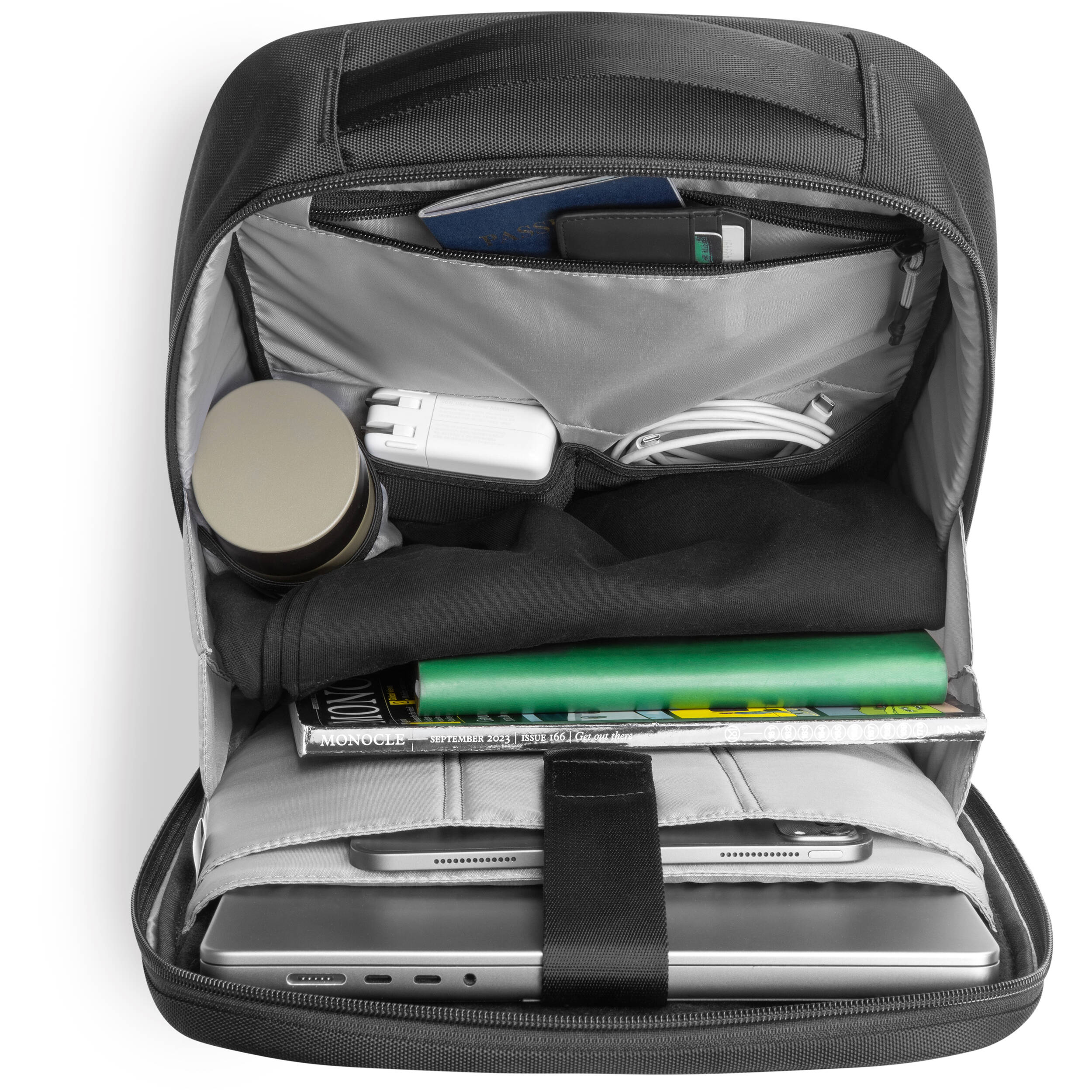 tomtoc Explorer T60 Laptop Backpack (Black, 15L) - Image 4