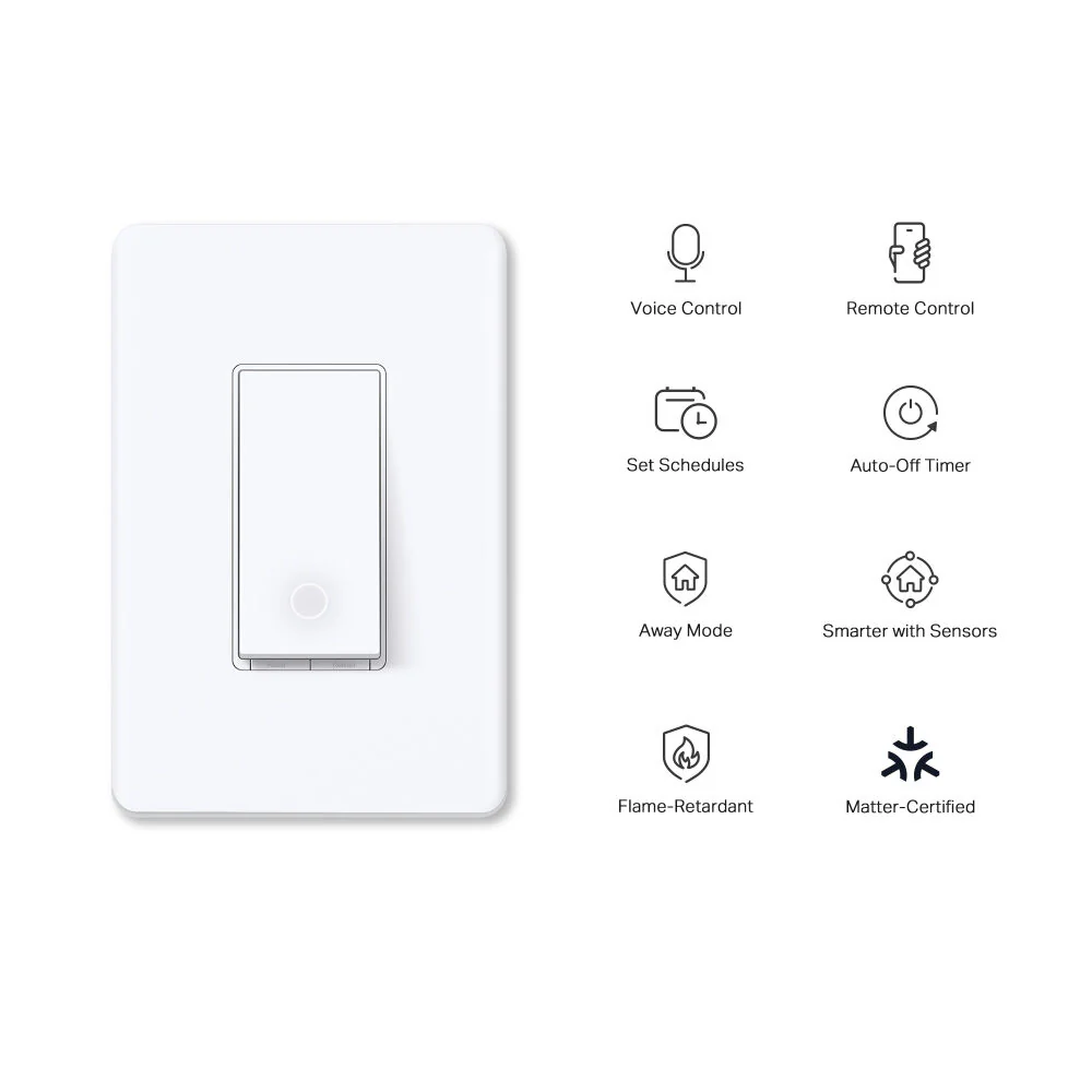 TP-Link Tapo S505 Smart Wi-Fi Light Switch (Matter, 2-Pack) - Image 4