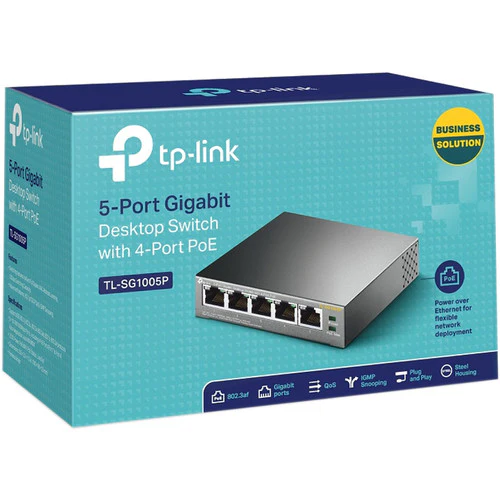 TP-Link TL-SG1005P 5-Port Gigabit PoE Unmanaged Switch - Image 6