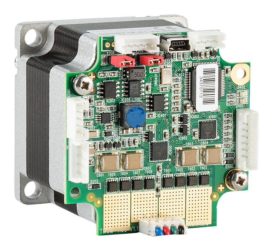 Trinamic / Analog Devices PD57-1-1160-TMCL Stepper Motor Single Shaft Hybrid 60 mm Bipolar 1.8 ° 0.55 N-m 2.8 A
