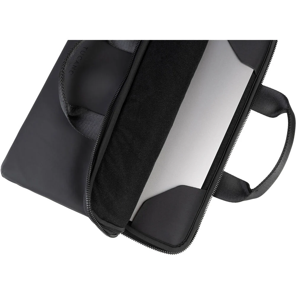 Tucano Gommo 13-14" Slim Brief Laptop Bag (Black) - Image 6