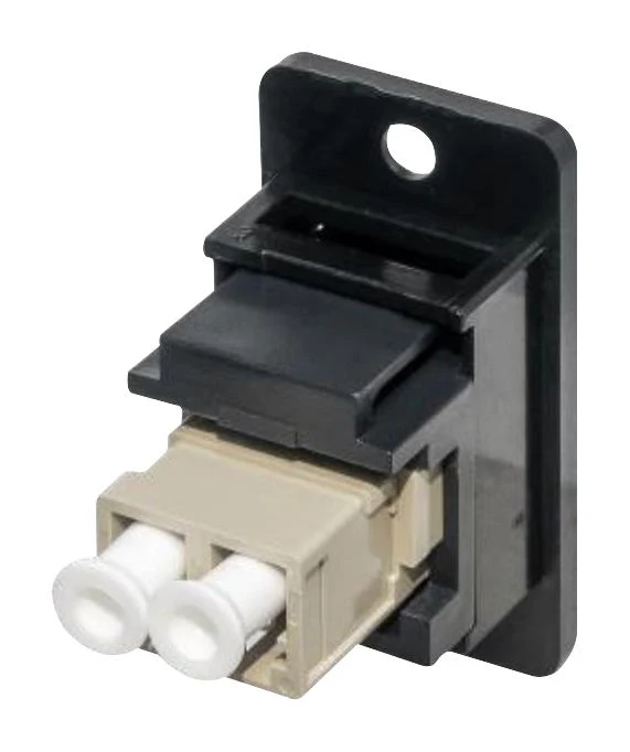 TUK KOLMMDXBPM Fiber Optic Adapter, Multimode, LC Duplex, LC Duplex, Straight Panel Adapter - Image 2