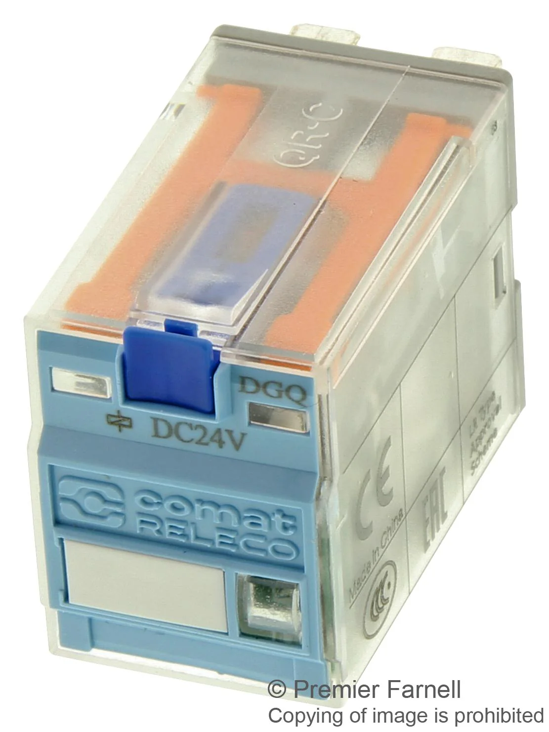 Turck C7-A20DX/024VDC Power Relay Dpdt 24 VDC 10 A C7-A20 Series Socket