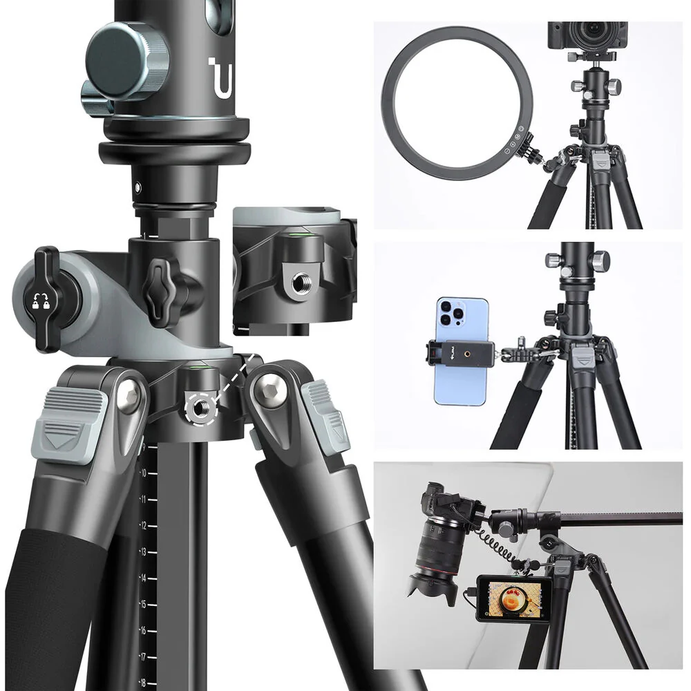 Ulanzi MT-59 Multifunction Aluminum Tripod with Ball Head - Image 5