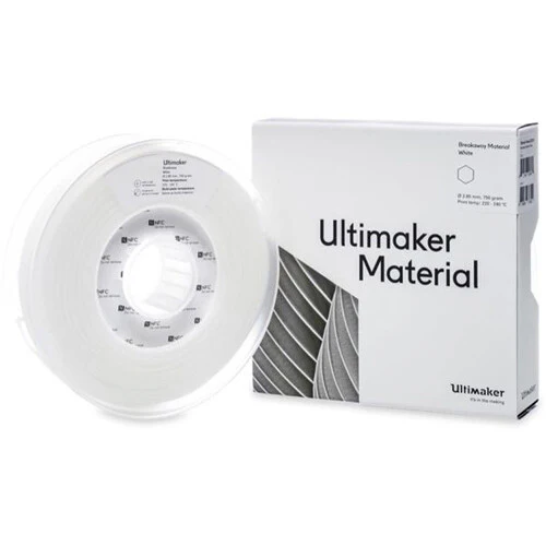 UltiMaker 2.85mm Breakaway Filament (750g, White)