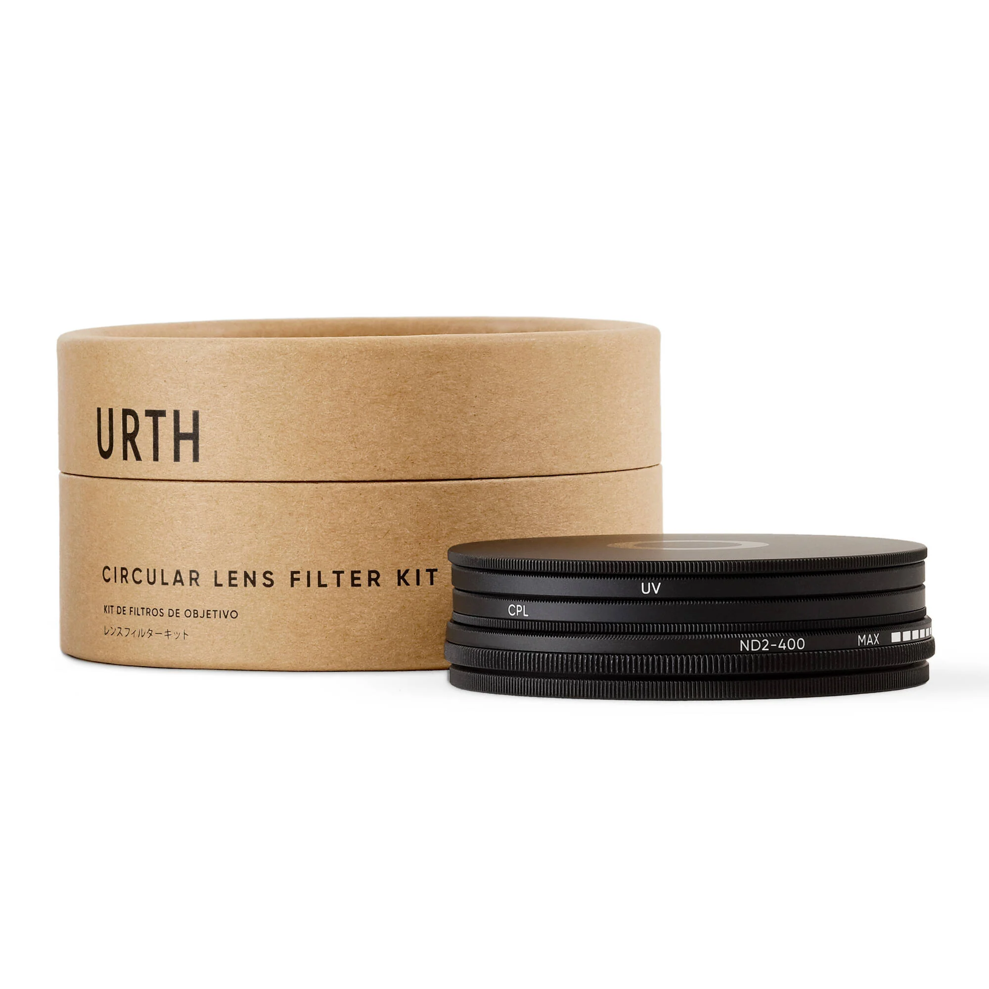 Urth 39mm UV, Circular Polarizing (CPL), ND2-400 Lens Filter Kit - Image 3