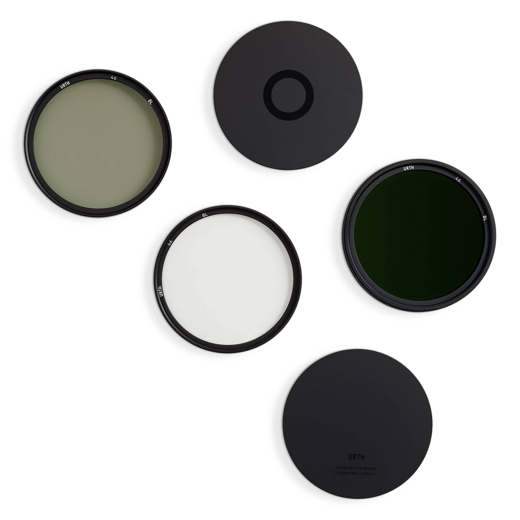 Urth 46mm UV, Circular Polarizing (CPL), ND2-400 Lens Filter Kit - Image 2