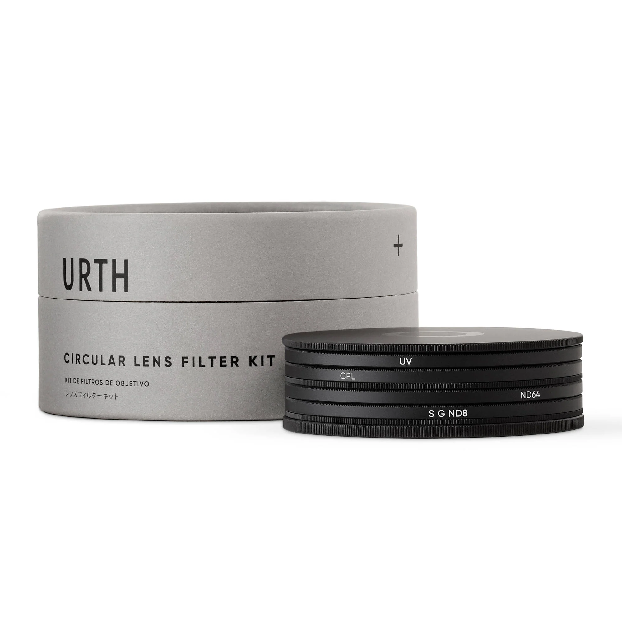 Urth 62mm UV, Circular Polarizing (CPL), ND64, Soft Grad ND8 Lens Filter Kit (Plus+) - Image 3