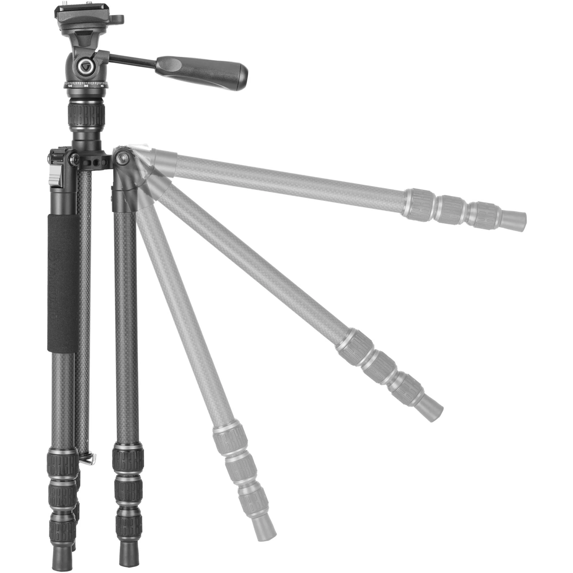 Vanguard Vesta GO 204CP Carbon Fiber Tripod with VEO PH-24 Pan Head - Image 4