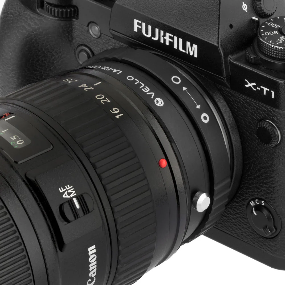Vello Canon EF/EF-S Lens to Fujifilm X-Mount Camera Lens Adapter with Aperture Control - Image 5