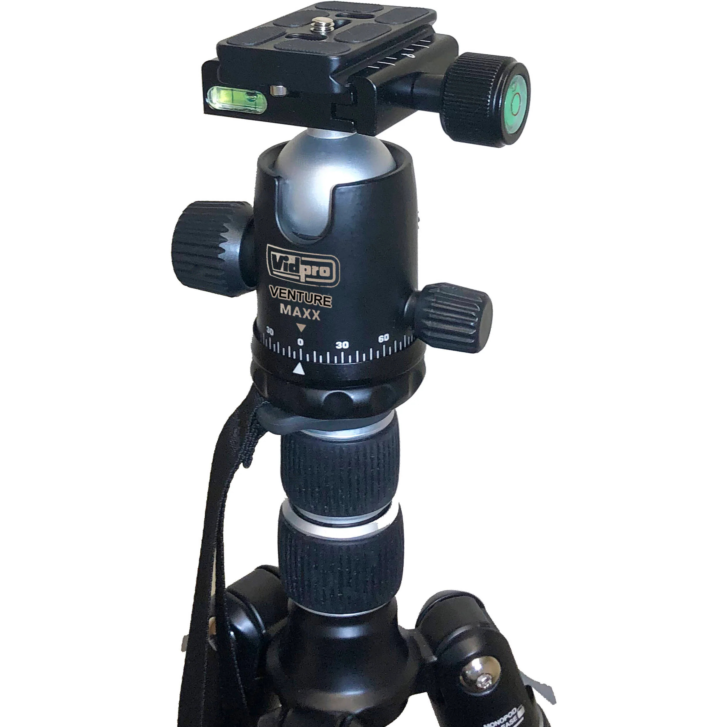 Vidpro AT-77 VentureMaxx Professional 77" Aluminum Travel Tripod with Ball Head - Image 3
