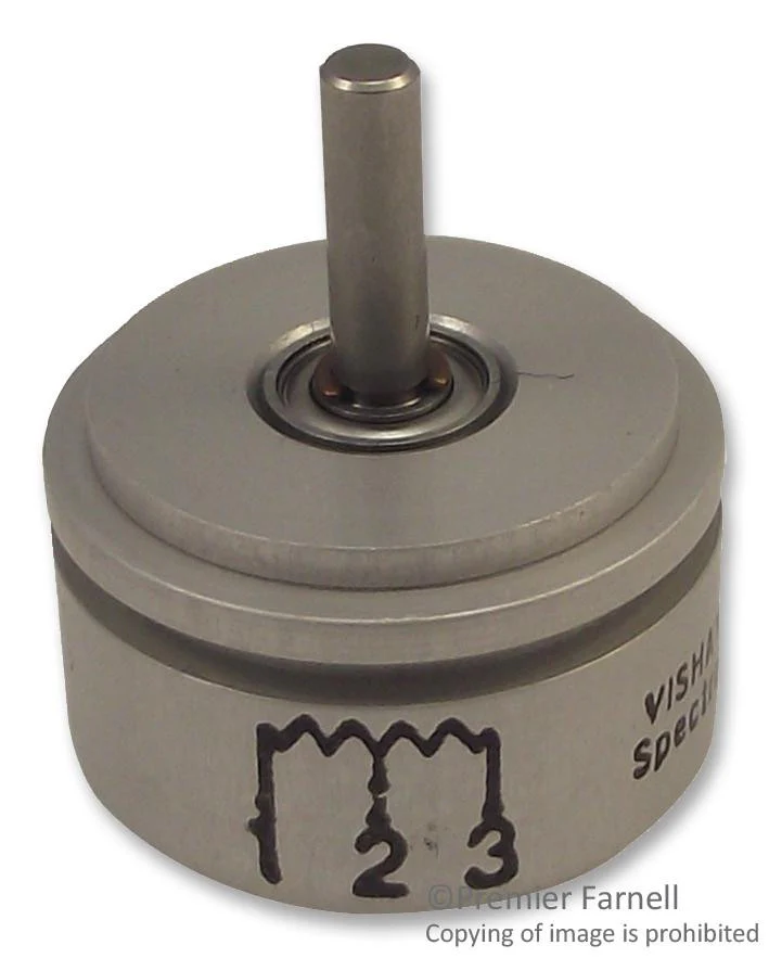 VISHAY 157S103MB9002 Rotary Potentiometer, Conductive Plastic, 10 kohm, 1 W, � 20%, 157 Series, 1 Turns, Linear