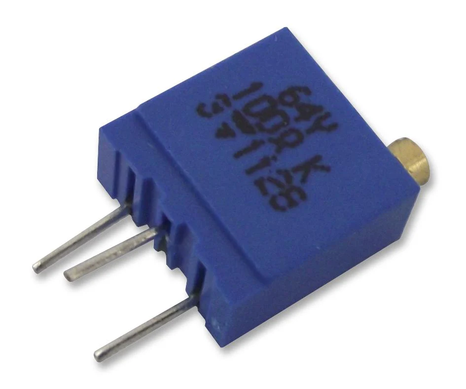 Vishay M64Y203KB40 Trimmer Potentiometer 20 Kohm 23 Turns Through Hole 64Y Series 500 mW ± 10%
