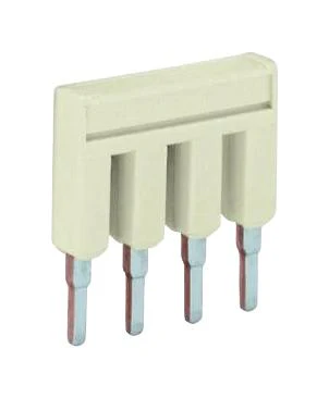 WAGO 2004-405 Jumper (Busbar), Light Gray, Insulated Jumper, Wago TOPJOB S Series 2004 Series Terminal Blocks