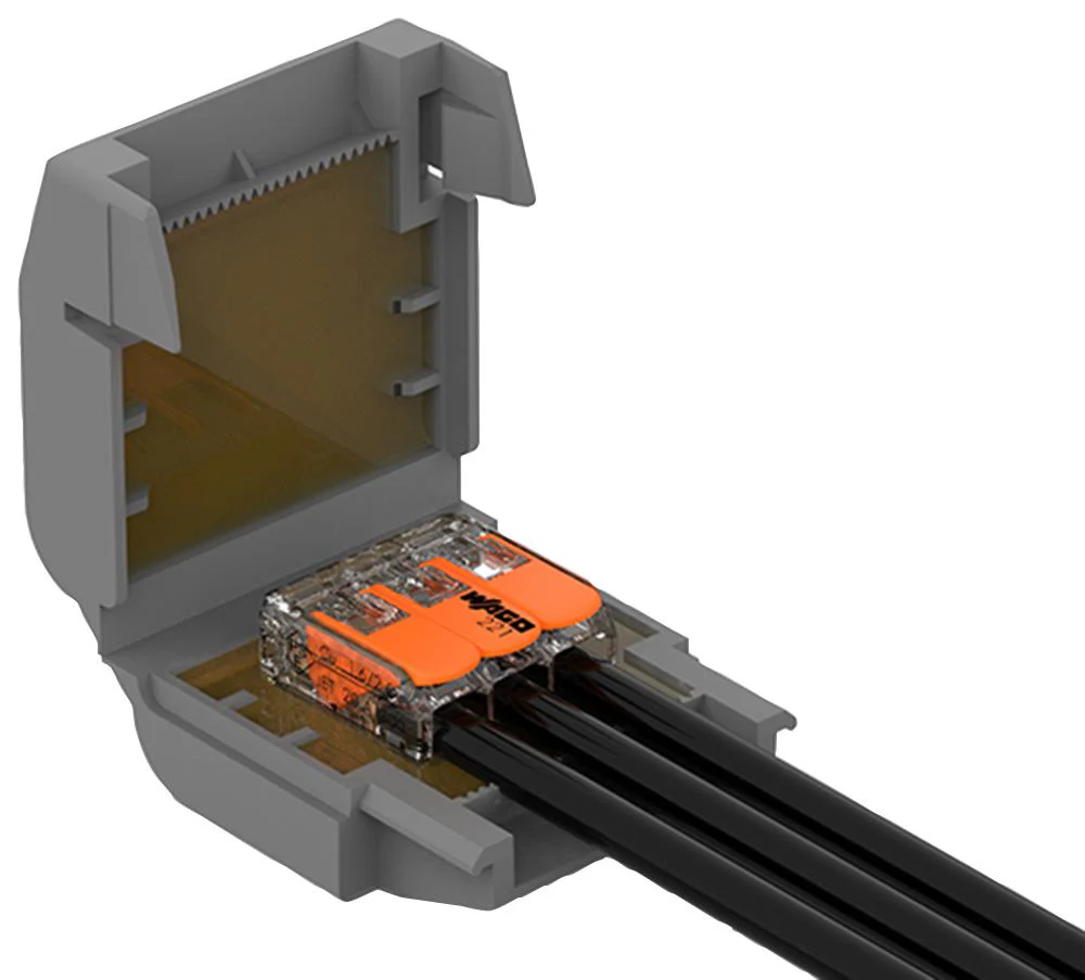 Wago 207-1331 Plastic Enclosure Gelbox Junction Box Polypropylene (PP) 17.8 mm 33.6 32 IPX8 - Image 2