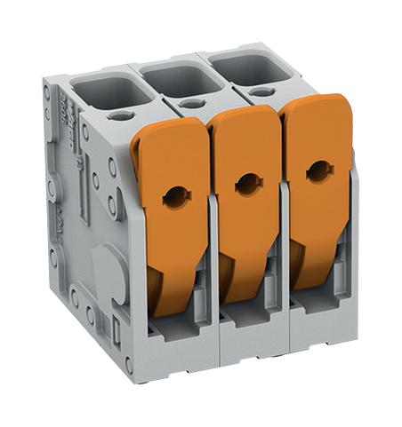 Wago 2606-3106/020-000 Wire-To-Board Terminal Block 7.5 mm 6 Ways 20 AWG 8 10 mm² Push In New
