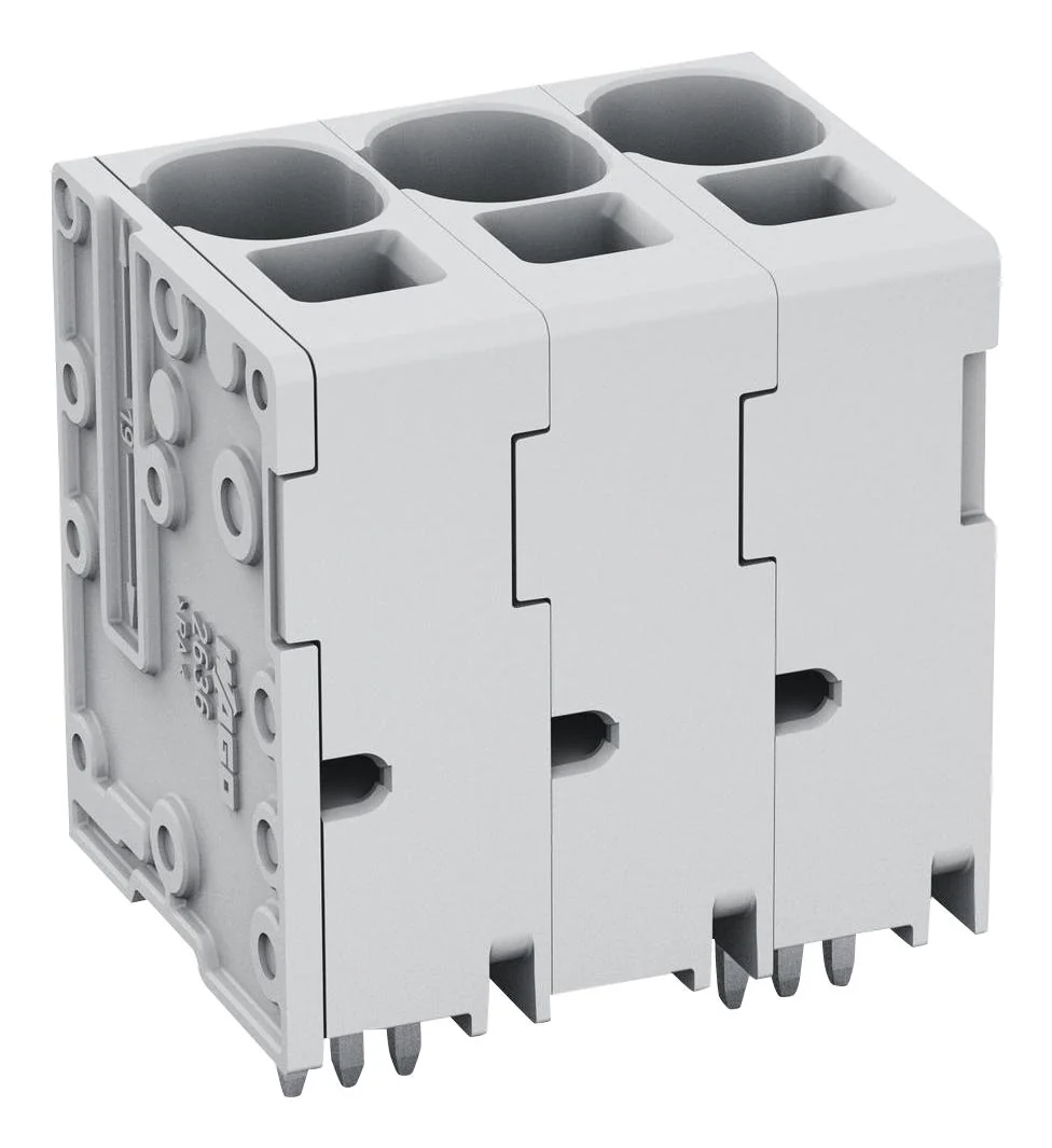 Wago 2636-3105/020-000 Wire-To-Board Terminal Block 10 mm 5 Ways 18 AWG 4 16 mm² Push In Lock
